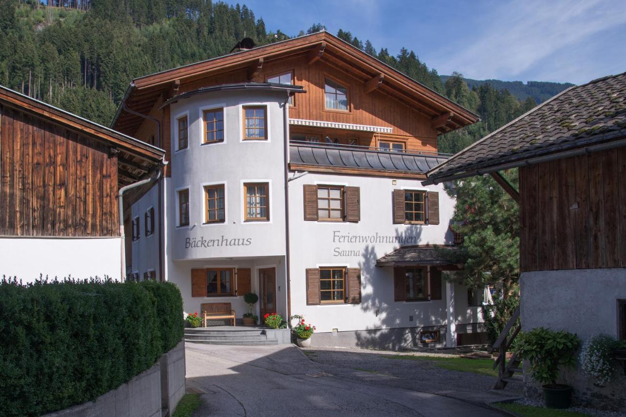 Ferienwohnungen Baeckenhaus Stumm Exteriör bild